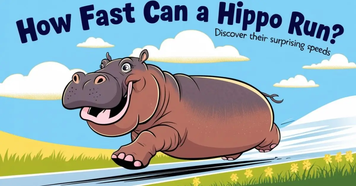 How Fast Can a Hippo Run