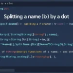 godot gdscript how to split name by dot