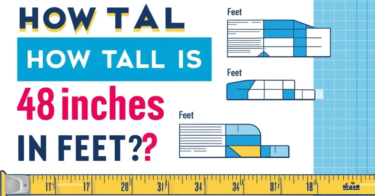 How Tall Is 48 Inches in Feet