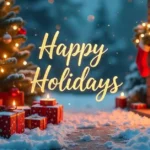 Happy Holidays Message