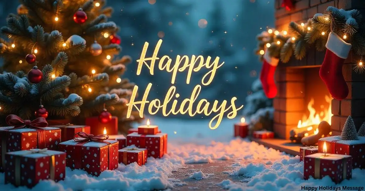 Happy Holidays Message